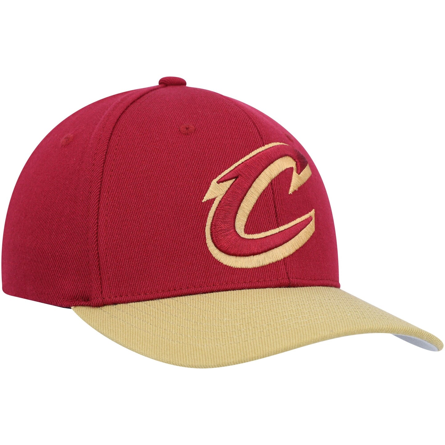 Men's Mitchell & Ness NBA Team 2 Tone 2.0 Stretch Snapback Cavaliers