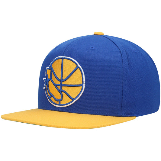 Mitchell & Ness Men's NBA Golden State Warriors Wool 2Tone Snapback