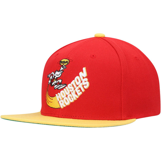 Mitchell & Ness Men's NBA Core Basic Snapback Hwc Rockets Snapback Caps