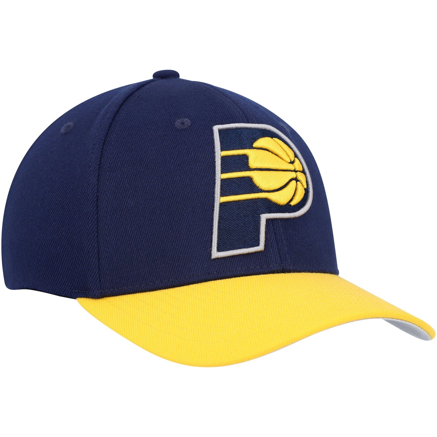 Men's Mitchell & Ness NBA Team 2 Tone 2.0 Stretch Snapback NBA Pacers