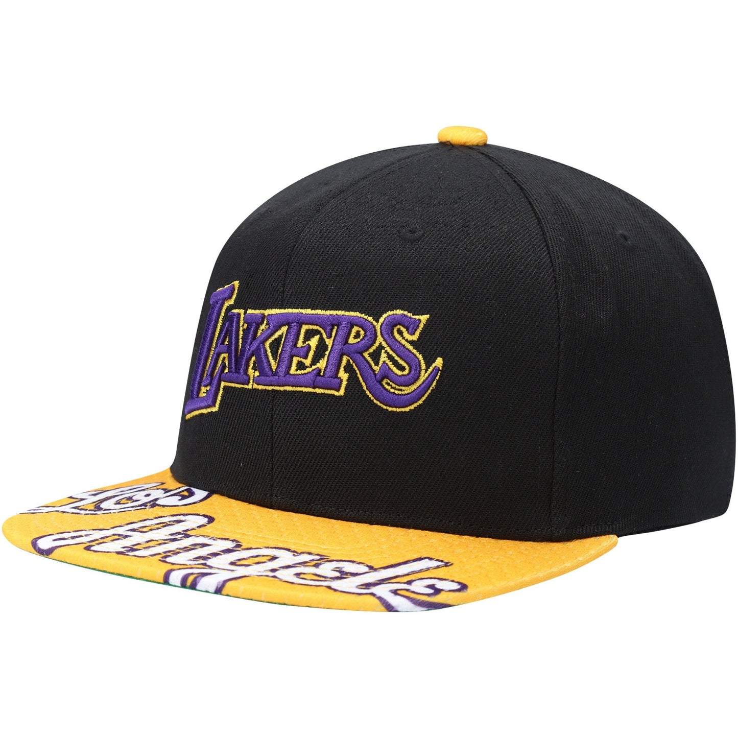 Men's Mitchell & Ness NBA La Lakers Snapshot Snapback Hwc