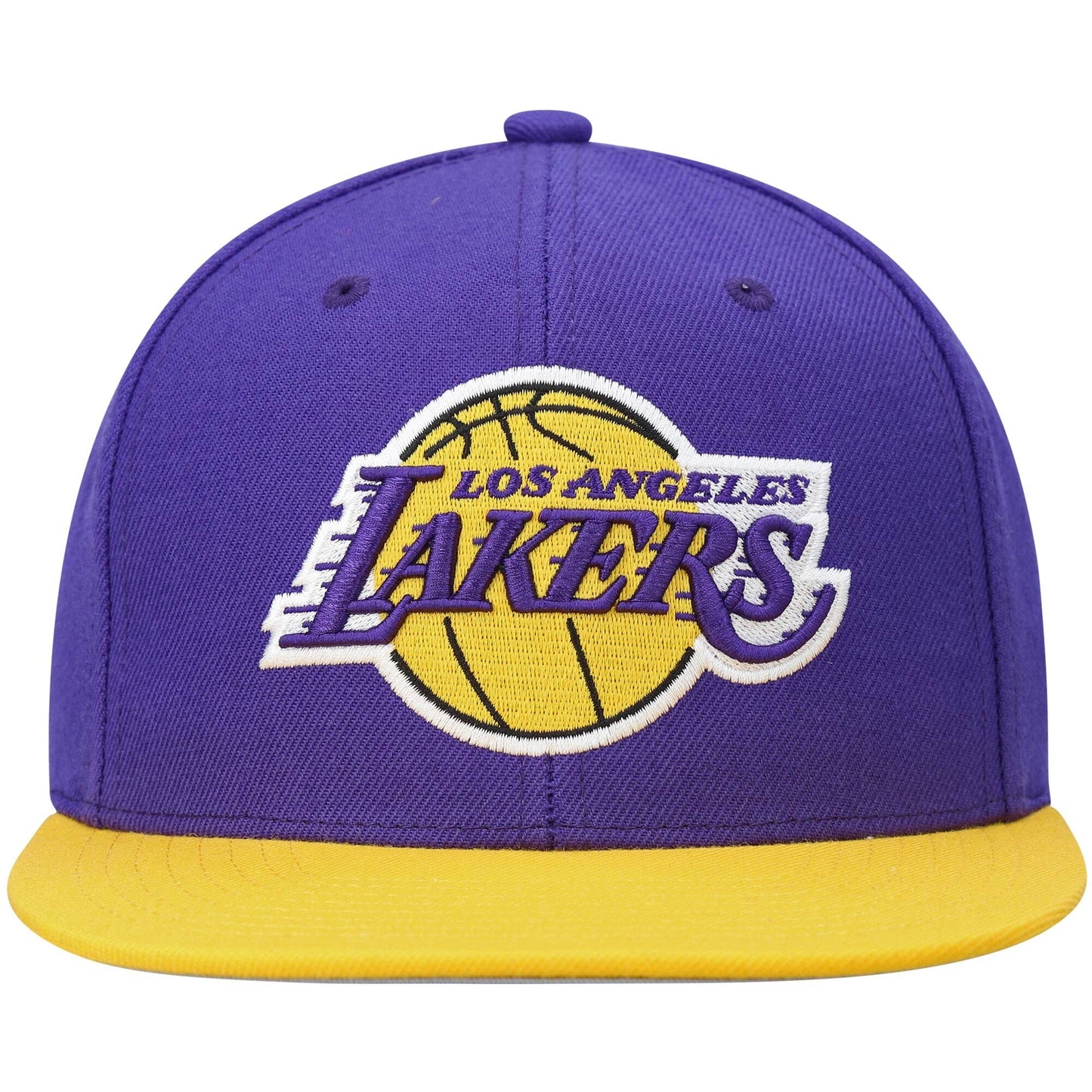 Men's Mitchell & Ness NBA Team 2 Tone 2.0 Snapback NBA Lakers