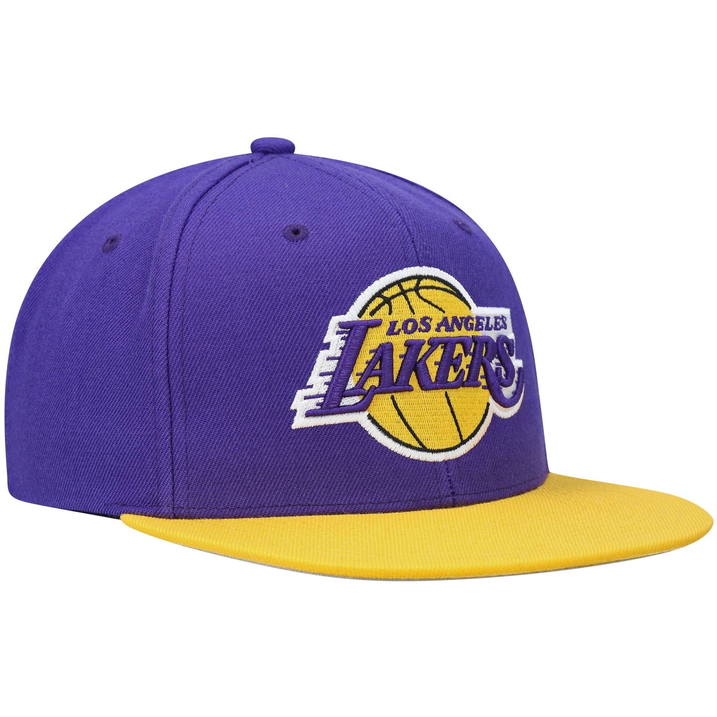 Men's Mitchell & Ness NBA Team 2 Tone 2.0 Snapback NBA Lakers