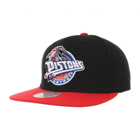 Men's Mitchell & Ness NBA Side Core 2.0 Snapback Hwc Pistons - Black-Red