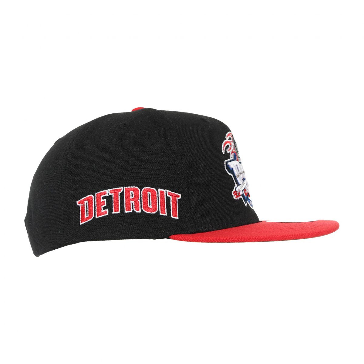 Men's Mitchell & Ness NBA Side Core 2.0 Snapback Hwc Pistons - Black-Red
