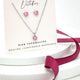 Silver Pink Tourmaline - October
