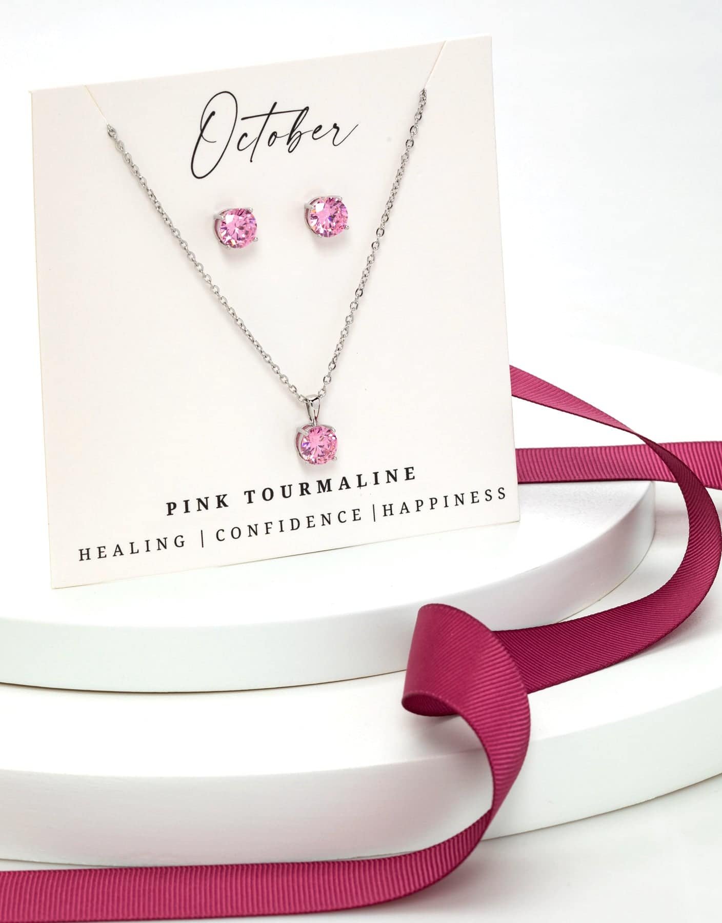 Silver Pink Tourmaline - October-