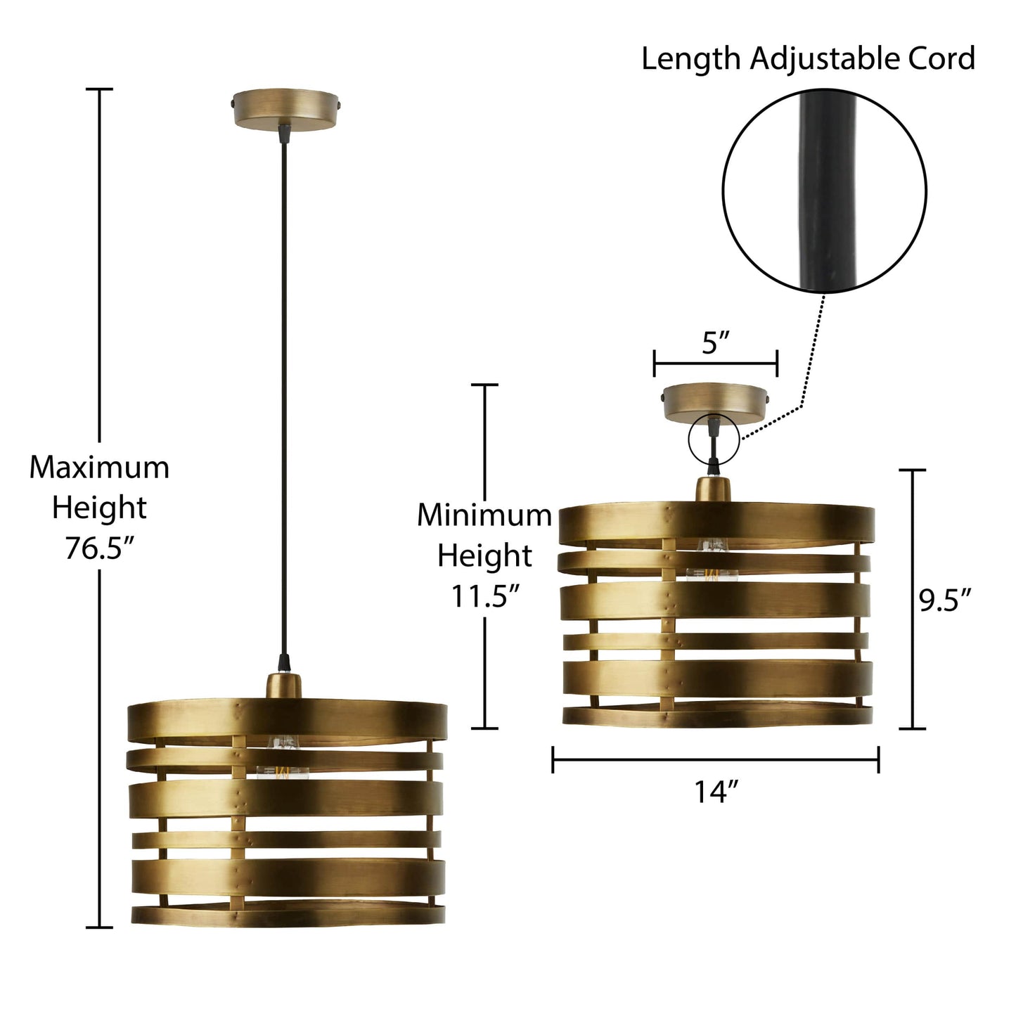 Brushed Gold-