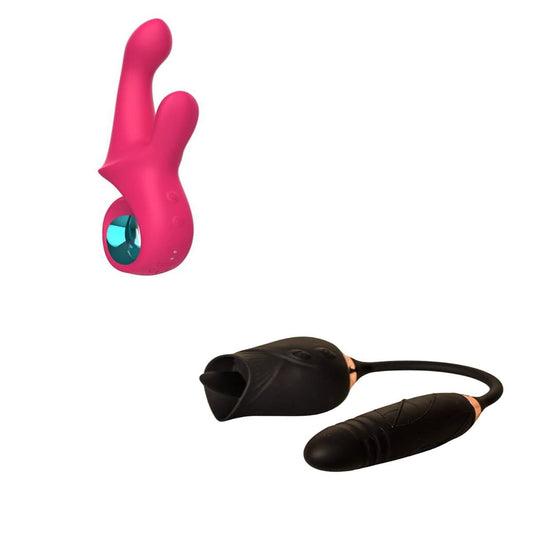 Blue,Pink,And Black-