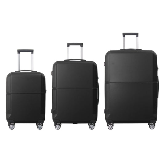 4 Supply 3-Piece Premium Abs Luggage Set-20", 24", And 28" Suitcases With Multi-Position Handle, Silent Spinner Wheels, And Tsa-Approved Lock-Durable, Stylish, And Spacious Travel Gear