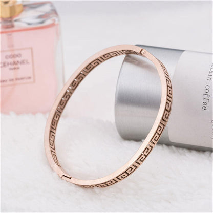 Rose Goldtone Great Wall Bangle