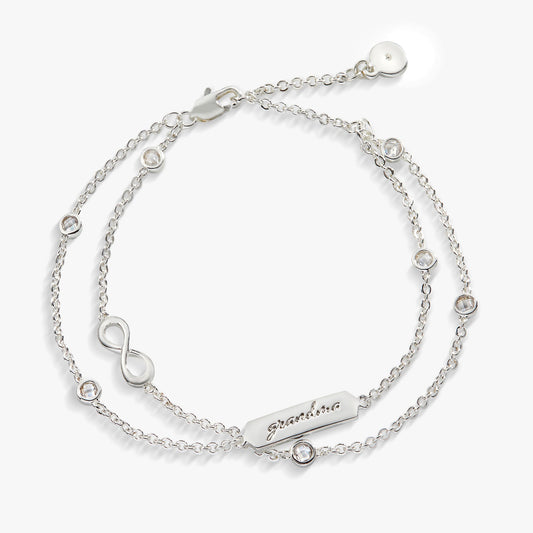 Grandma Infinity Chain Double Strand Bracelet