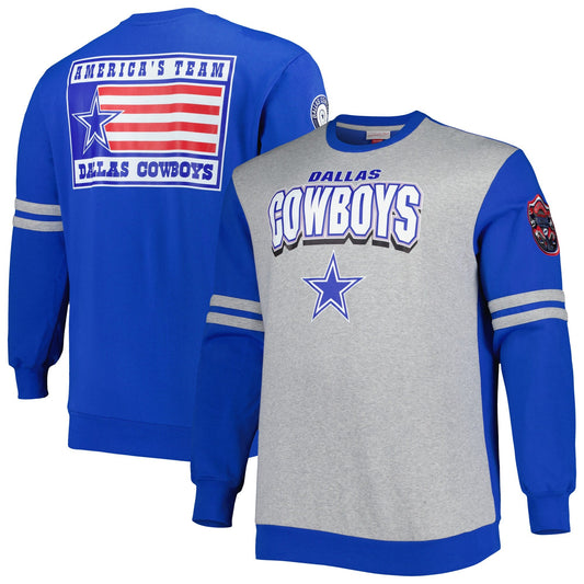 Mitchell & Ness Men's NFL Allover Crew 2.0 Cowboys