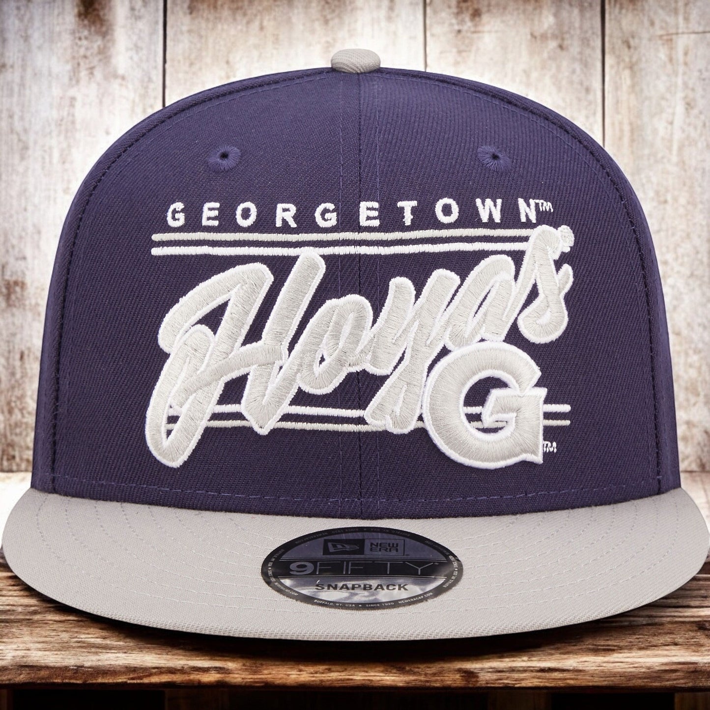 Men's New Era Ncaa 950 Team Script Snapback - Georgetown Hoyas