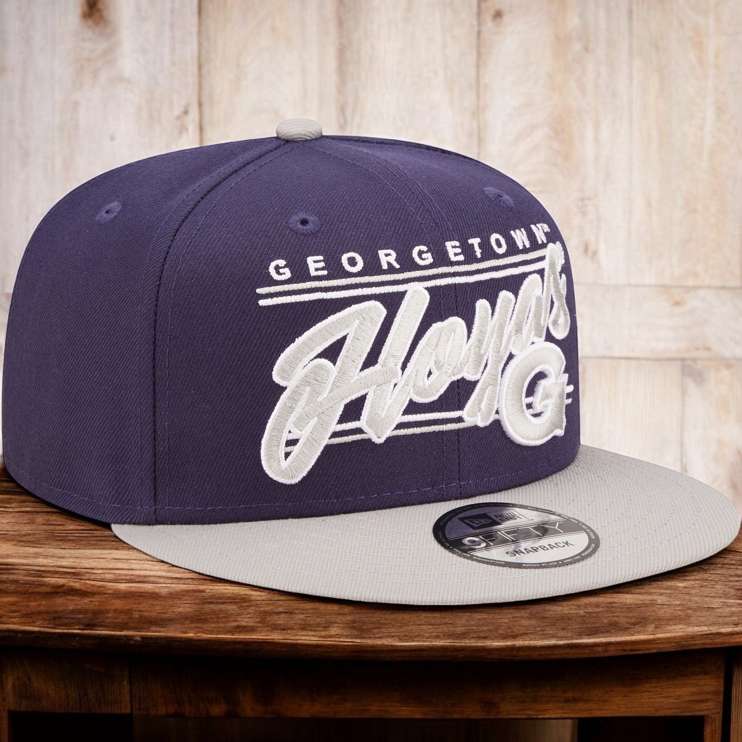 Men's New Era Ncaa 950 Team Script Snapback - Georgetown Hoyas