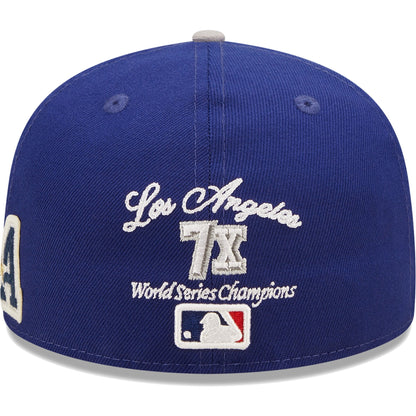 New Era Men's MLB 5950 Letterman Fitted Dodgers