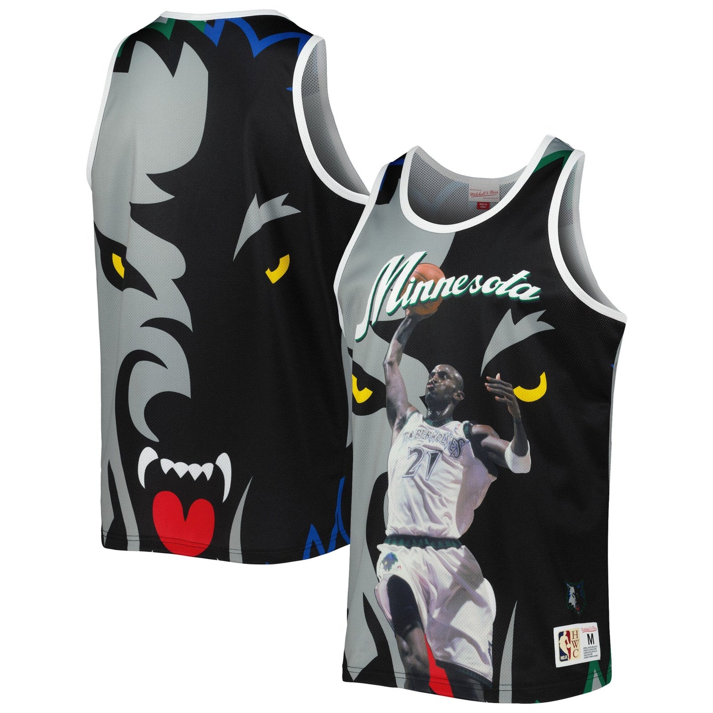 Mitchell & Ness Men's Sublimated Player Tank Timberwolves Kevin Garnett