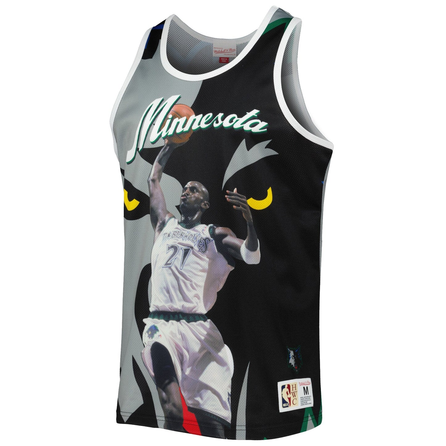 Mitchell & Ness Men's Sublimated Player Tank Timberwolves Kevin Garnett