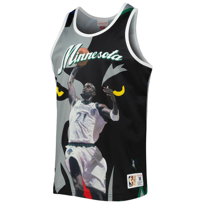 Mitchell & Ness Men's Sublimated Player Tank Timberwolves Kevin Garnett