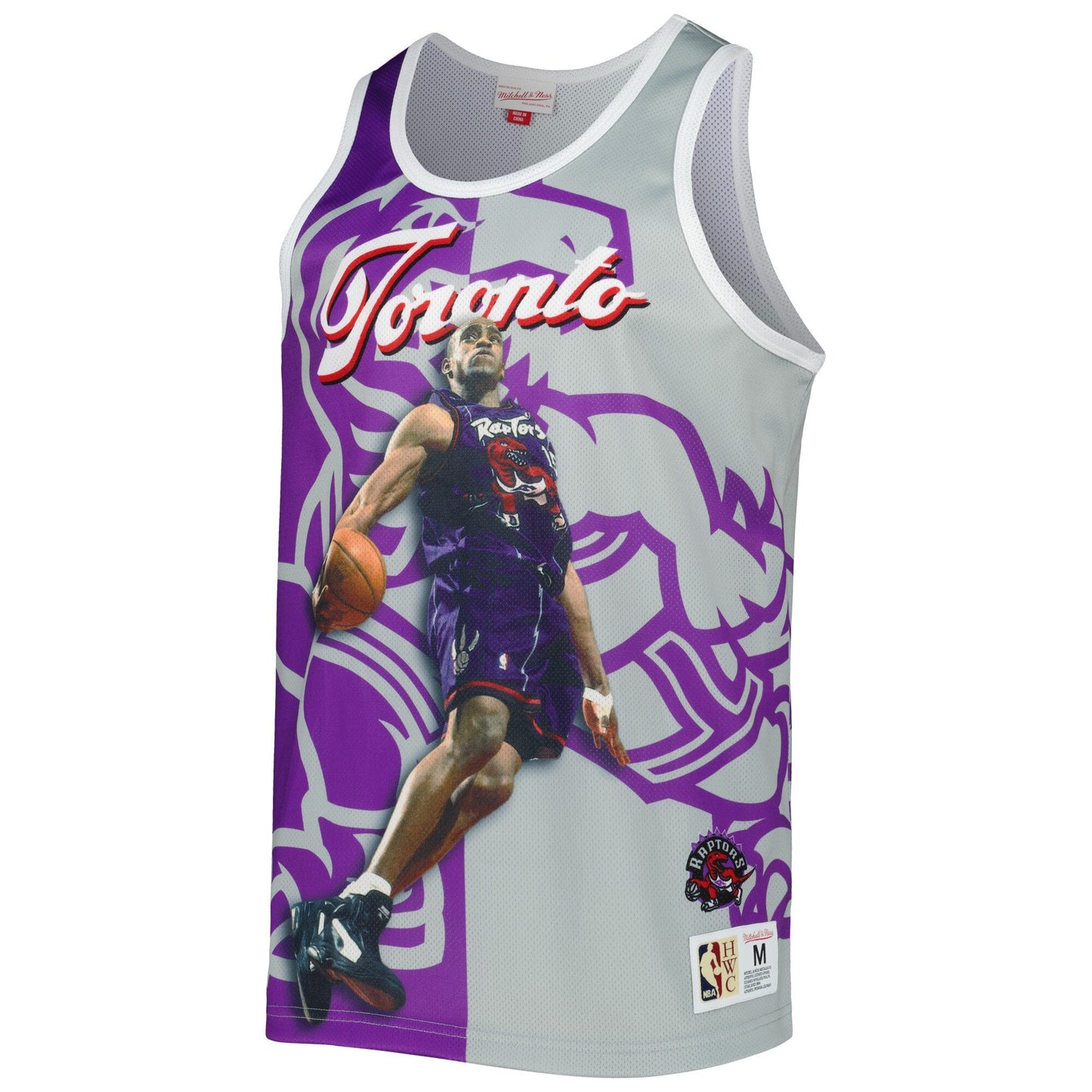 Men's Mitchell & Ness Sublimated Player Tank Raptors Vince Carter