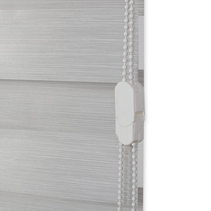 Elegant Comfort Corded Zebra Blinds, Dual Layer Window Treatments Sheer Light Control