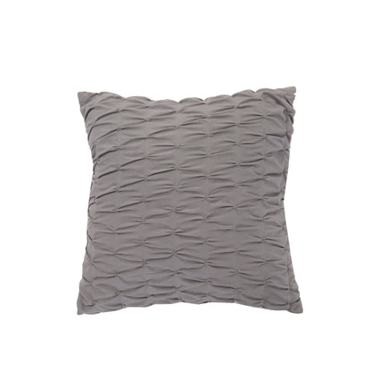 Elegant Comfort 10-Piece Pleated Comforter Set - Includes 4-Piece Sheet Set with Double Sided Storage Pockets