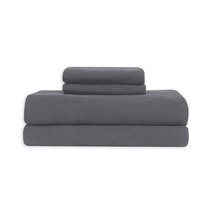 Elegant Comfort 4-Piece Cotton Flannel Sheet Set - 100% Turkish Cotton