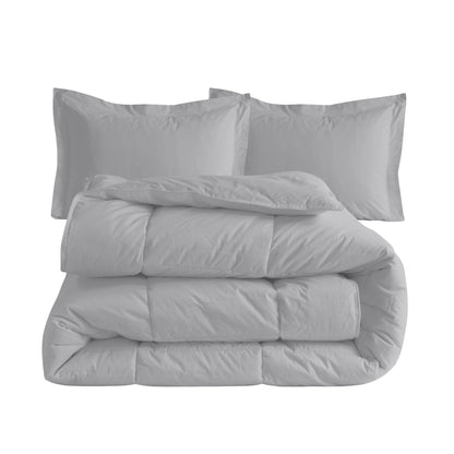 Elegant Comfort 3 Piece Cotton Comforter - Down Alternative Hotel Premium Quality