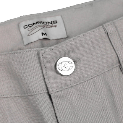Commons Double Knee Canvas Short Grey