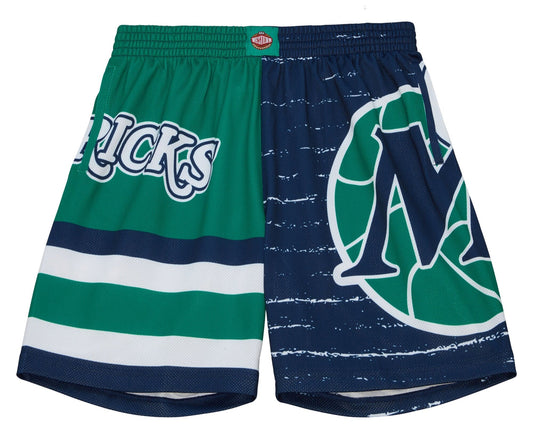 Mitchell & Ness Men's NBA Jumbotron 3.0 Shorts Mavericks