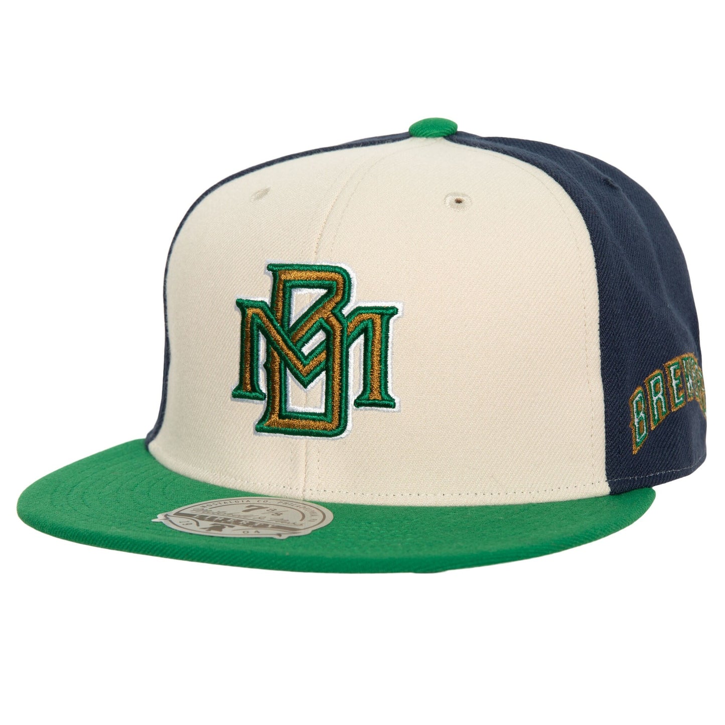 Men's Mitchell & Ness MLB Homefield Fitted Coop Brewers