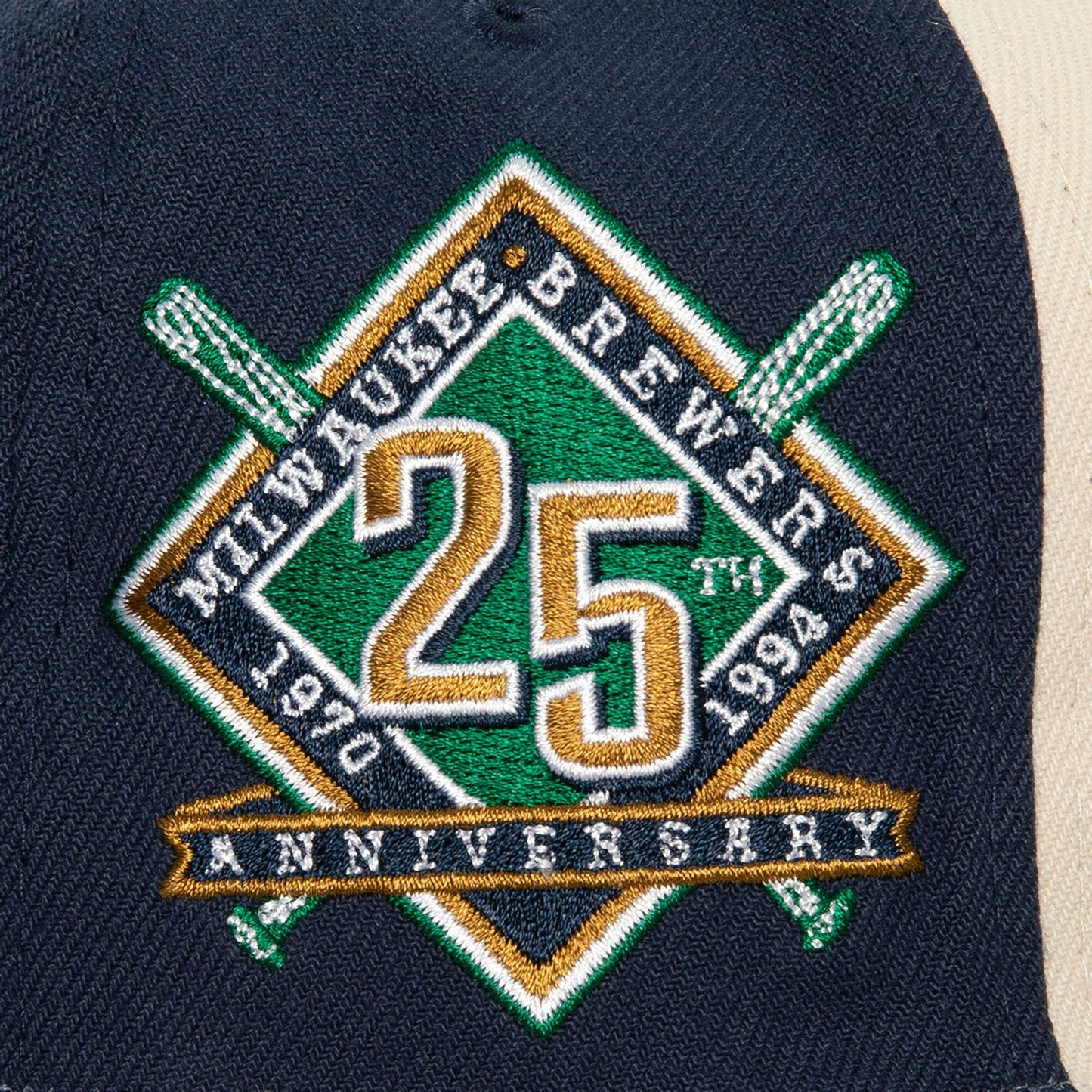 Men's Mitchell & Ness MLB Homefield Fitted Coop Brewers