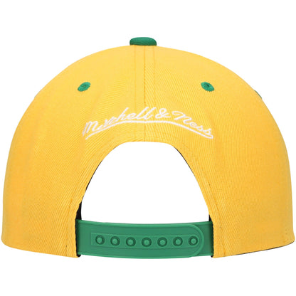 Mitchell & Ness Men's NBA Transcript Snapback Hwc Bucks Snapback Caps