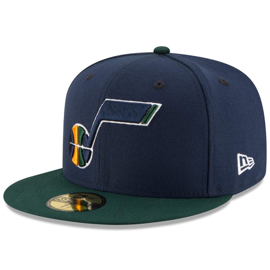 New Era Men's NBA Utah Jazz 5950 2Tone Fitted Navy/Green