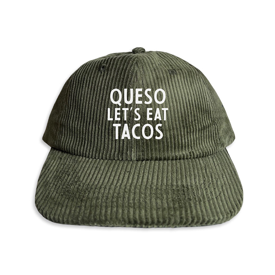 Frankie Jean Queso Let's Eat Tacos Corduroy Cap