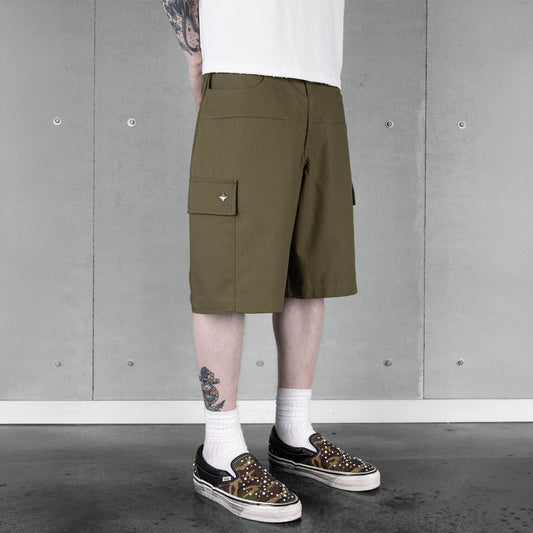 Commons Ripstop Cargo Short Green