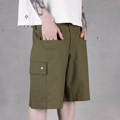 Commons Ripstop Cargo Short Green