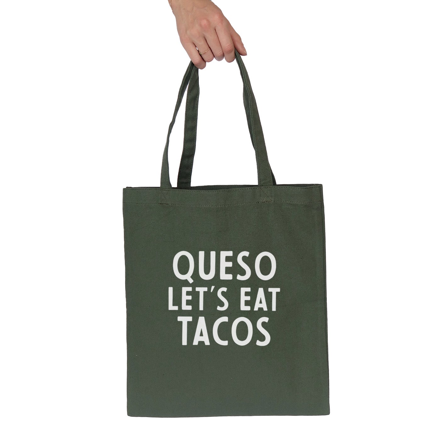 Frankie Jean Queso Let's Eat Tacos Tote Bag