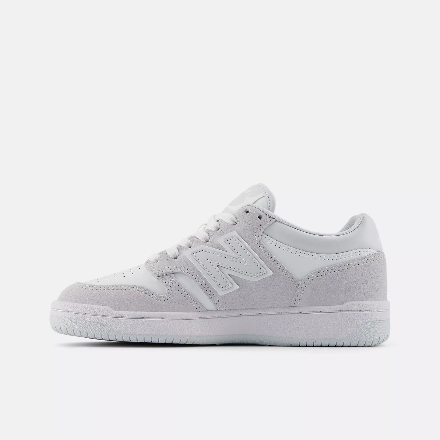 New Balance Grade School 480 Gray/White