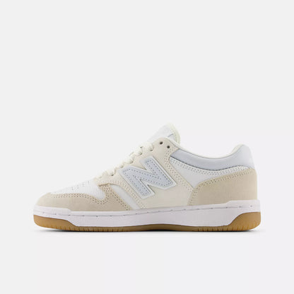New Balance Grade School 480 White Blue Gray