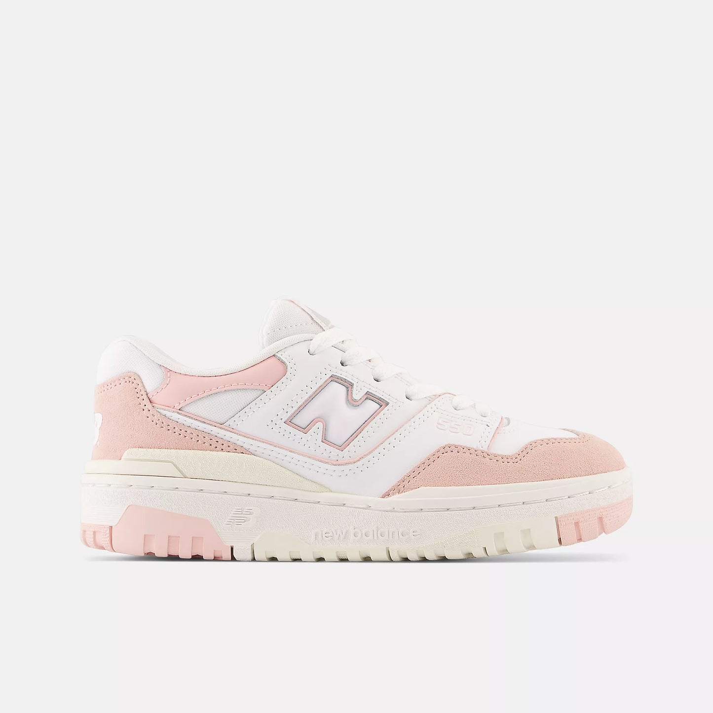 New Balance Grade School 550 White/Pink Sea Salt