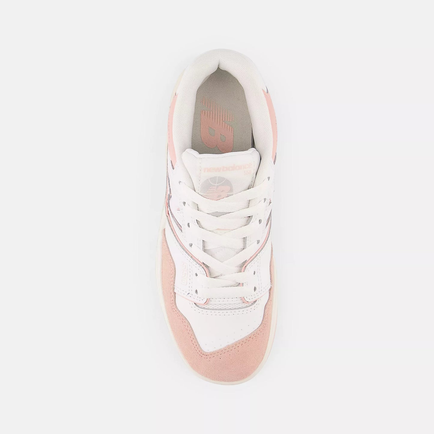 New Balance Grade School 550 White/Pink Sea Salt