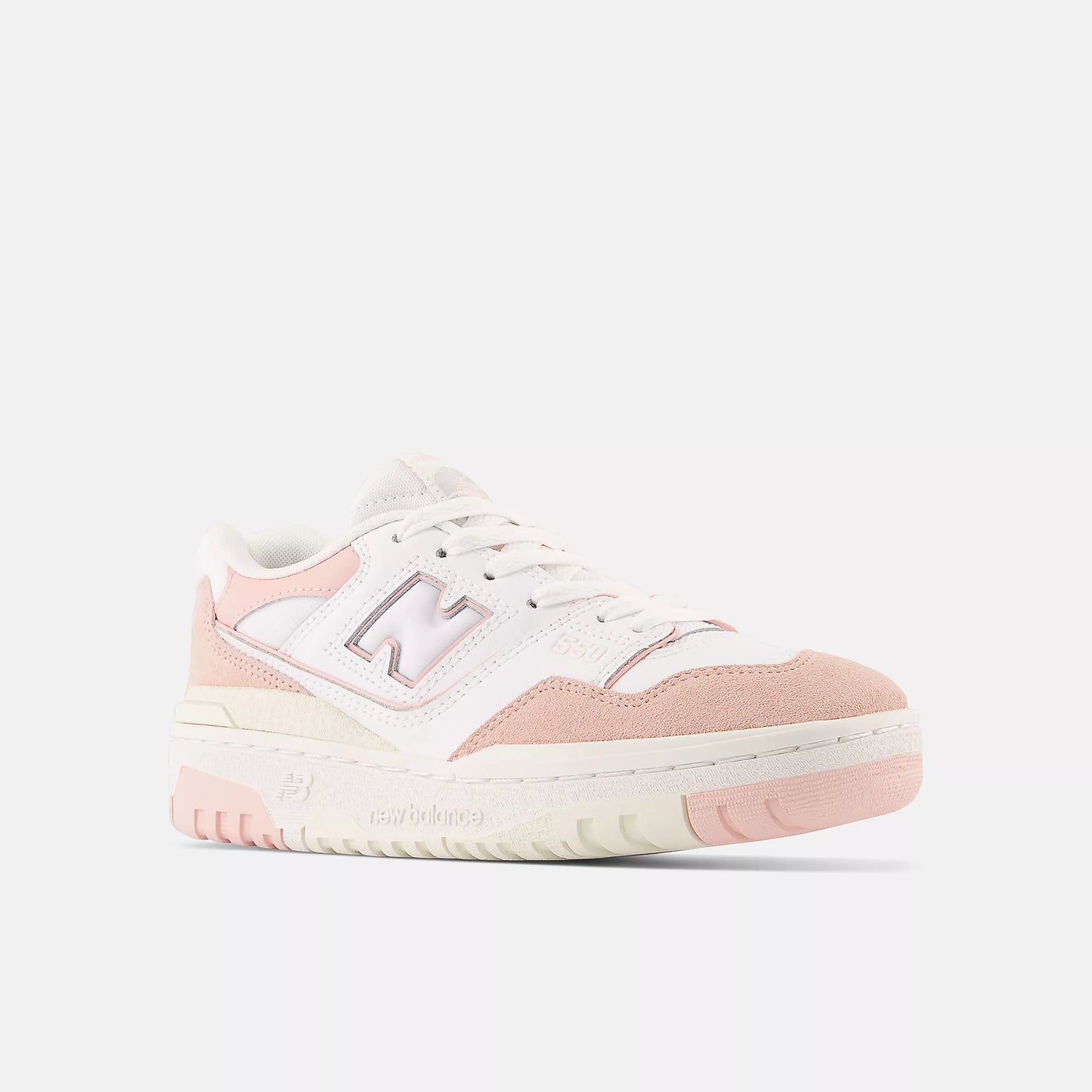 New Balance Grade School 550 White/Pink Sea Salt