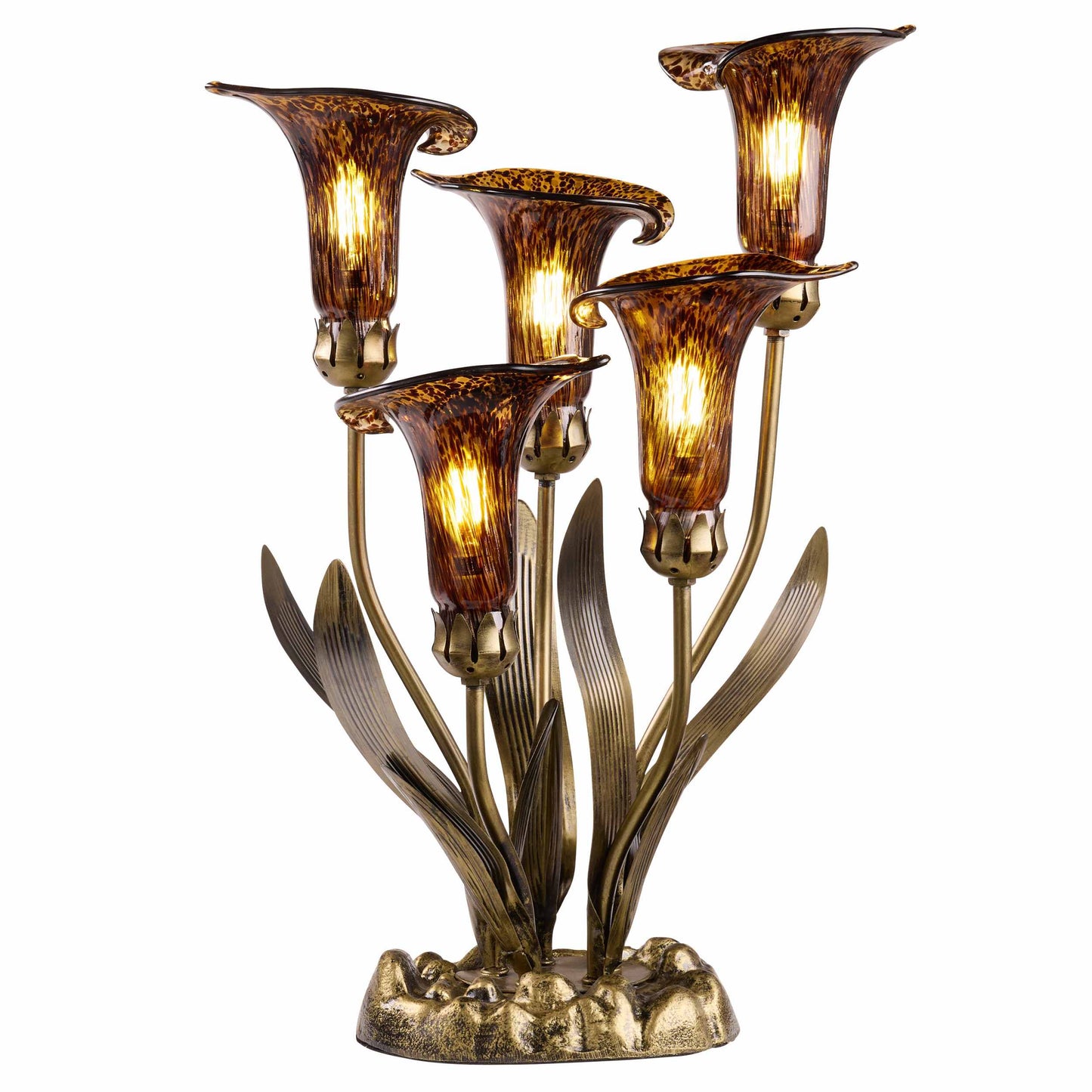 Amber/ Brown/ Brass-