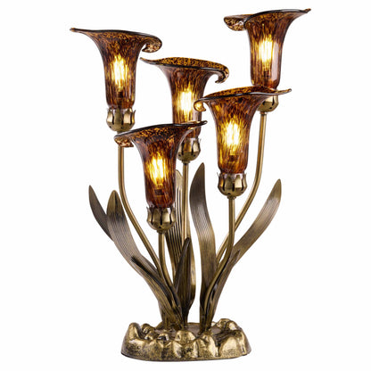 Amber/ Brown/ Brass-