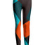 Aqua Orange Geometric