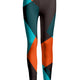 Aqua Orange Geometric
