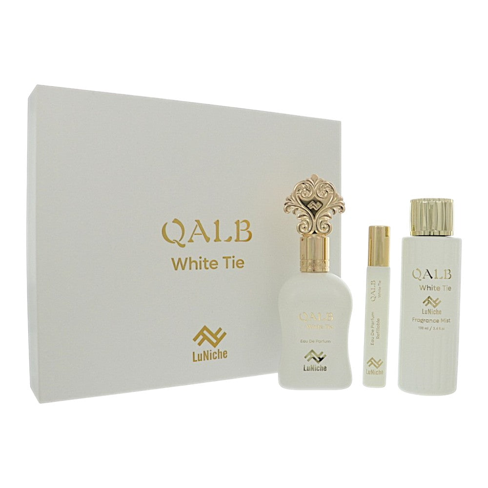 Qalb White Tie by Luniche