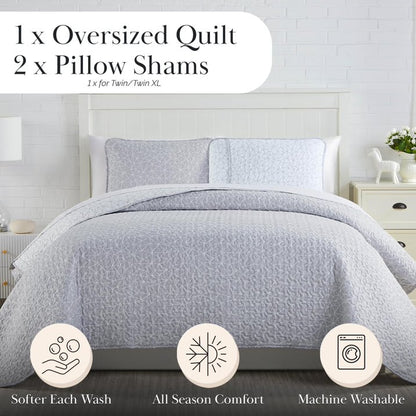 Geometric Maze Grey-