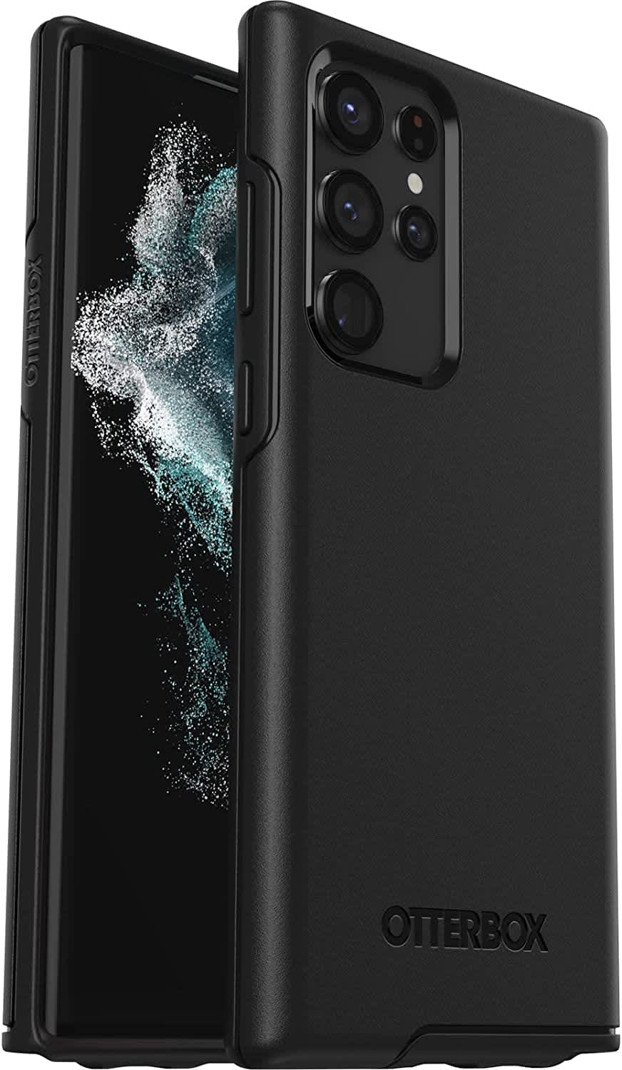 Otterbox Symmetry Series Case for Samsung Galaxy S22 Ultra (Not S22/Plus) Non-Retail Packaging, Black